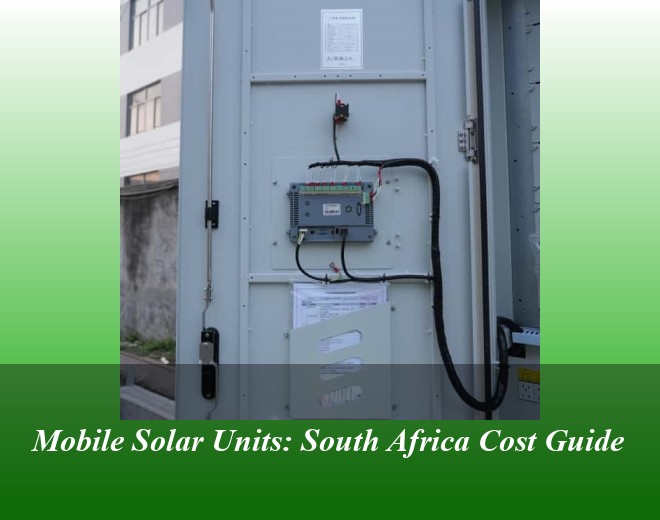 Mobile Solar Units: South Africa Cost Guide
